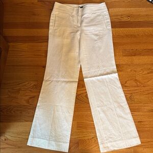 J. Crew Cream Boot Cut Pants